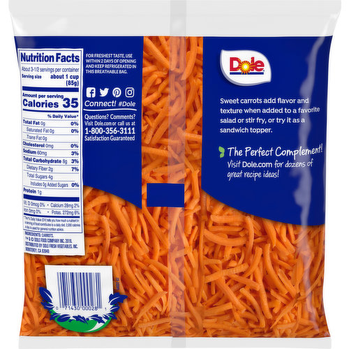 Carrots, Shredded