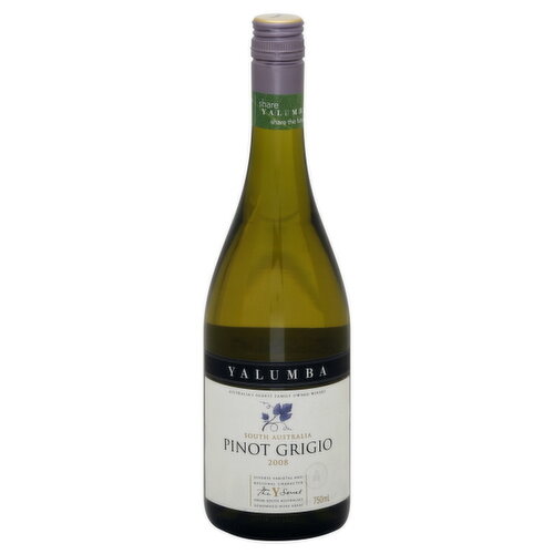 Yalumba Pinot Grigio, South Australia, 2008