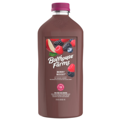 Bolthouse Farms 100% Fruit Juice Smoothie, Berry Boost