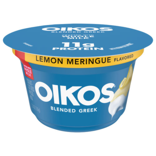 Oikos Yogurt, Lemon Meringue, Blended Greek
