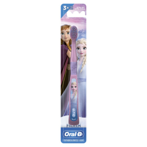 Oral-B Pro Health Stages Kid's Toothbrush featuring Disney's Frozen, Soft Bristles, 1 Count