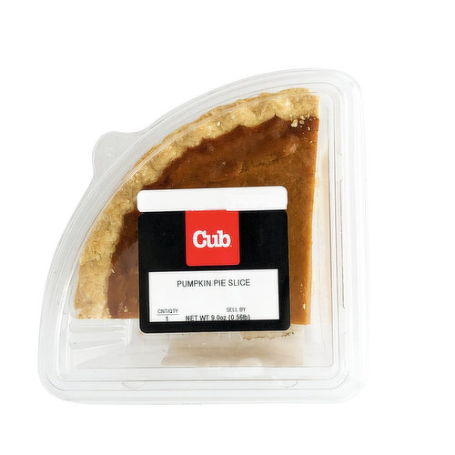 Cub Bakery Pumpkin Pie Slice