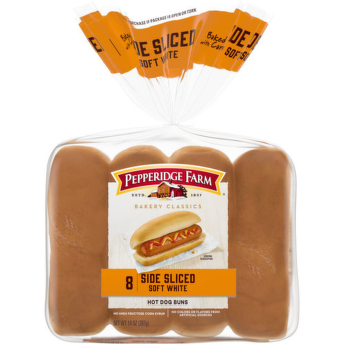 Pepperidge Farm® Bakery Classics Side Sliced Hot Dog Buns