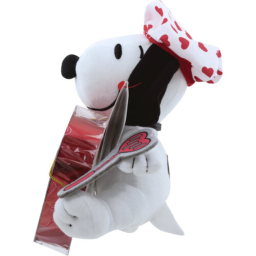 Whitmans Peanuts Snoopy & Woodstock Valentines Plush Candy Holder Gift Lot  of 3