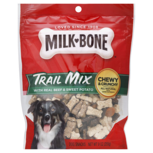 Milk-Bone Dog Snacks, Trail Mix, with Real Beef & Sweet Potato
