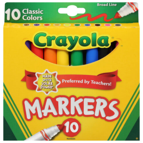 Crayola Washable Kids' Paint, Nontoxic, 18 Colors