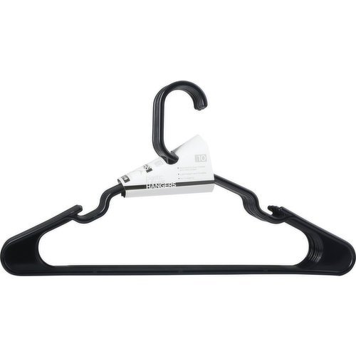 Inspring Heavy Duty White Hangers Tubular Plastic Hangers