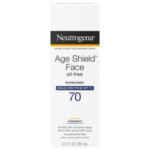 Neutrogena Age Shield Face Sunscreen, Broad Spectrum SPF 70