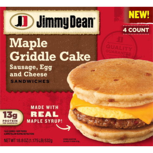 891 Warmer Package - Jimmy Dean Sandwich