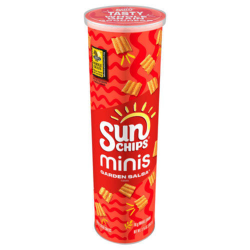 SunChips Whole Grain Snacks, Garden Salsa, Minis
