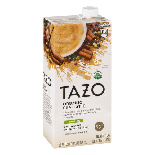 Tazo Black Tea, Organic, Chai Latte