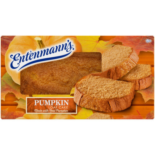 Entenmann's Pumpkin Loaf Cake- Full Sized Loaf Cake, 13 oz