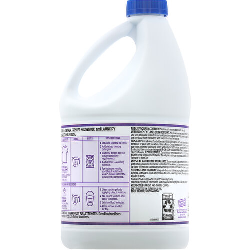 Essential Everyday Bleach, Low Splash, Concentrated, Lavender Scent