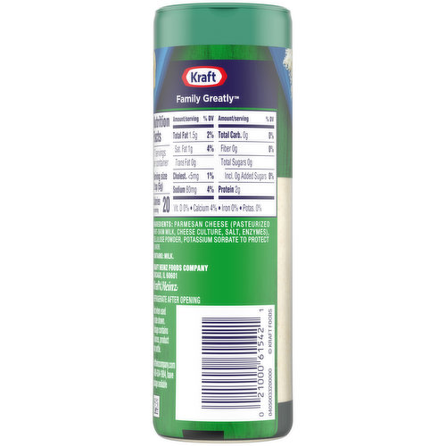 Kraft Grated Cheese, Parmesan Cheese