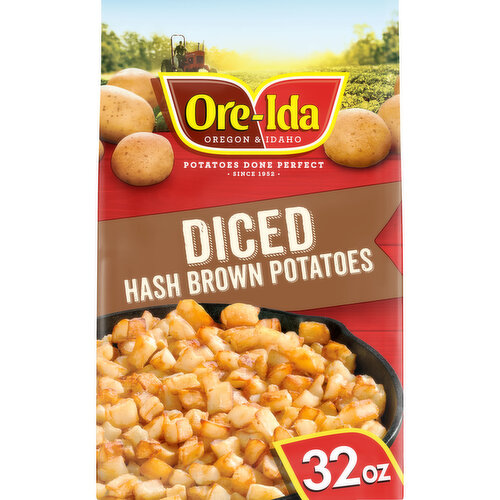 Ore-Ida Diced Hash Brown Frozen Potatoes