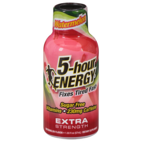 5-Hour Energy Energy Shot, Extra Strength, Watermelon