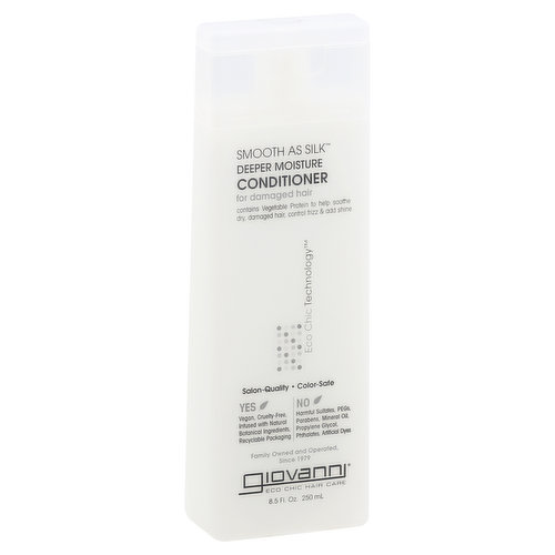 Giovanni Smooth As Silk Conditioner, Deeper Moisture