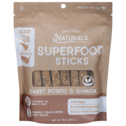 Dog Treat Naturals Sweet Potato & Quinoa Superfood Sticks Dog Treats Dog Treat Naturals Sweet Potato & Quinoa Superfood Sticks Dog Treats
