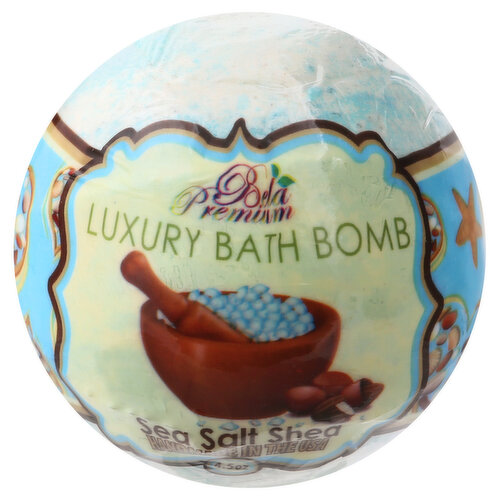 Bela Premium Bath Bomb, Luxury, Sea Salt Shea