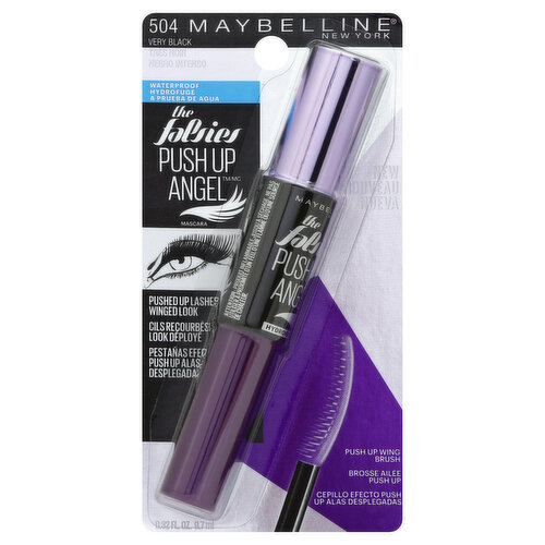 Maybelline The Falsies Push Up Angel Mascara, Waterproof, Very Black 504