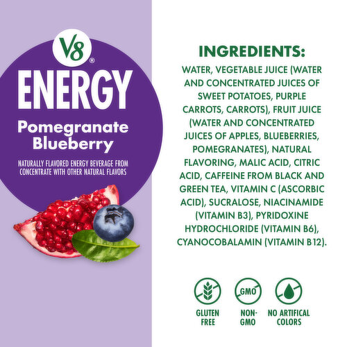V8® Energy® Pomegranate Blueberry Energy Drink