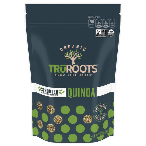 TruRoots Know Your Roots Quinoa, Organic, Sprouted