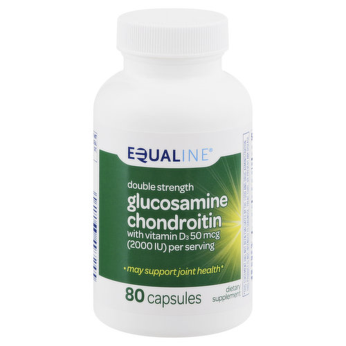 Equaline Glucosamine Chondroitin, Double Strength, Capsules