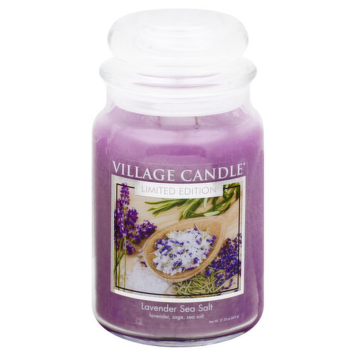 Village Candle Candle, Lavender Sea Salt