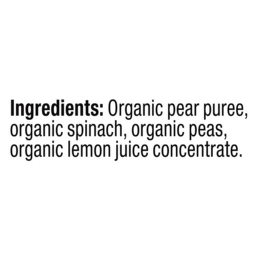 Plum organics pear spinach best sale pea