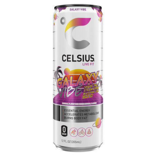 Celsius Live Fit Energy Drink, Galaxy Vibe