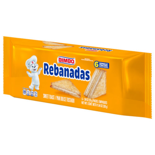 Pan Dulce Bimbo Rebanadas De 55 G