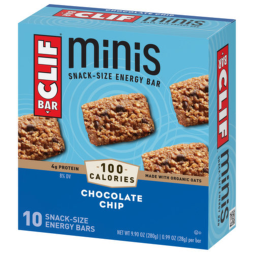 Chocolate Chip Minis  CLIF BAR® Energy Bar – Clif Bar