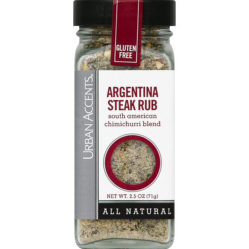 Urban Accents Steak Rub, Argentina - 2.5 oz