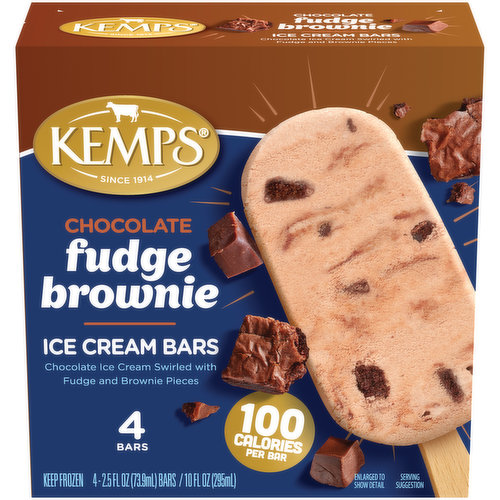 Kemps Chocolate Fudge Brownie Ice Cream Bars