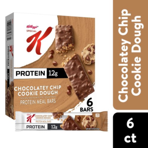 Special K Protein Meal Bars, Chocolatey Chip Cookie Dough