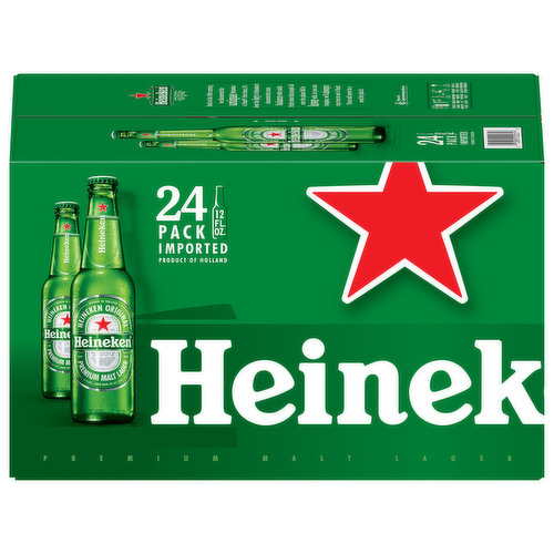 Heineken Beer, Original, 24 Pack