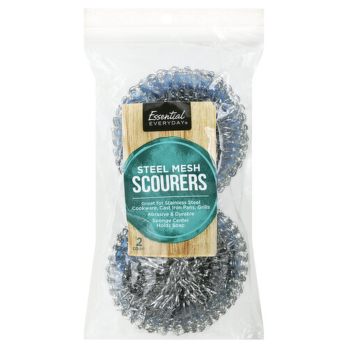 Essential Everyday Scourers, Steel Mesh