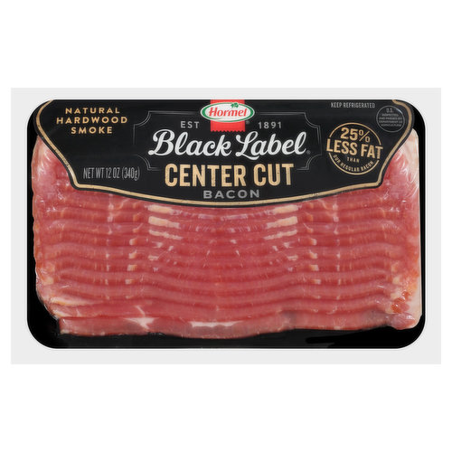 This is the bacon you know and love, but with that little extra something that makes it HORMEL BLACK LABEL Original Bacon — the incomparable taste that comes from applying just the right amount of salt and savor to a quality cut of meat. Take breakfast, burgers, sandwiches, sliders, or any of those bacon recipes you've been dying to try to a whole new level. Slowly smoked to perfection, HORMEL BLACK LABEL bacon is serious bacon for serious bacon lovers — or anyone ready to become one! WE’RE ALWAYS THE NEW BLACK.