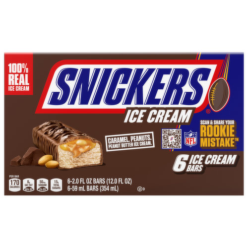 Snickers Ice Cream Bars, Peanut Butter, Rookie Mistake