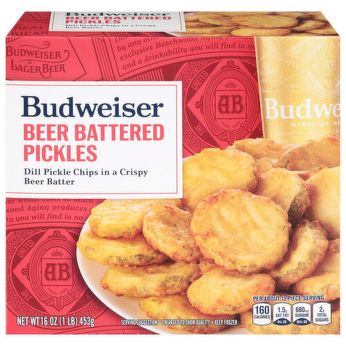 Budweiser Pickles, Beer Battered