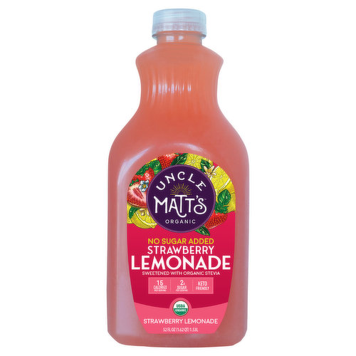 Uncle Matt's Organic Lemonade, Strawberry