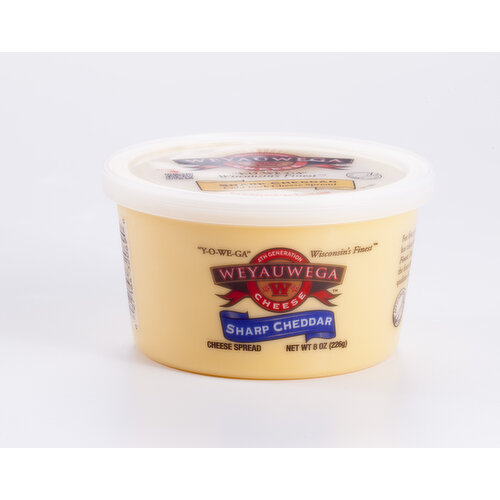 Weyauwega Cheese Spread, Sharp Cheddar