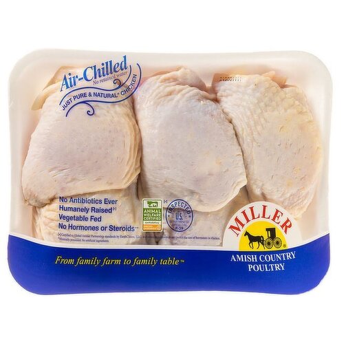 Miller Amish Chicken Thighs, Bone-In