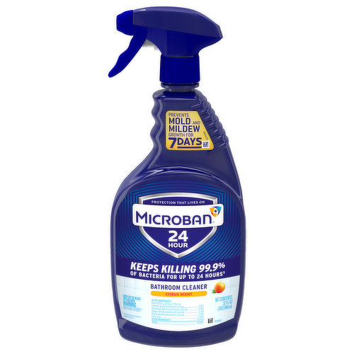 Microban Bathroom Cleaner, Citrus Scent, 24 Hour