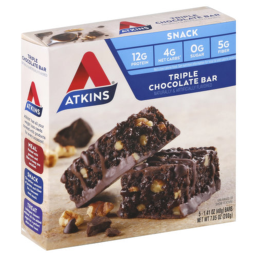 Atkins Snack Bar, Triple Chocolate