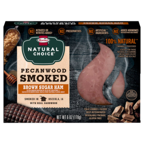 Hormel Natural Choice Pecanwood Smoked Brown Sugar Ham