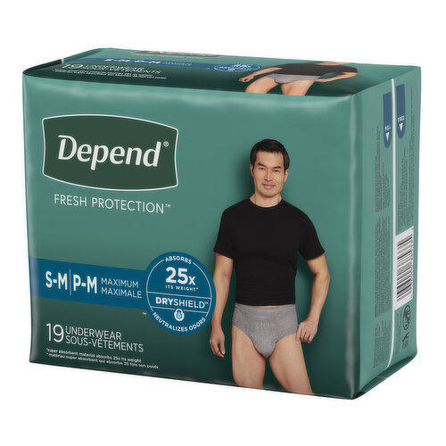 Incontinence Underwear for Men - Maximum Absorbency