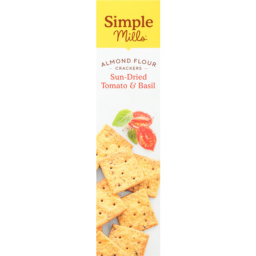 Sun-Dried Tomato and Basil Crackers