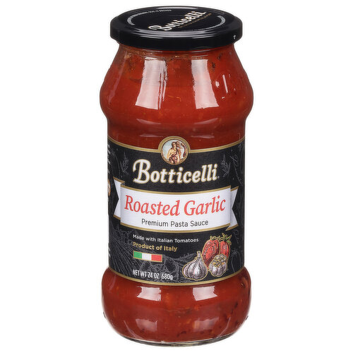 Botticelli Pasta Sauce, Premium, Roasted Garlic