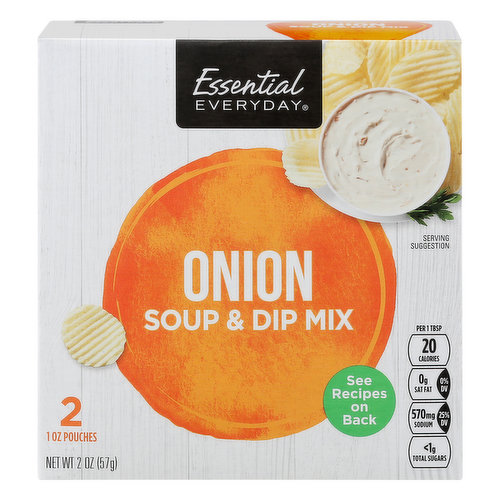 Great Value Onion Recipe Soup & Dip Mix, 2 oz